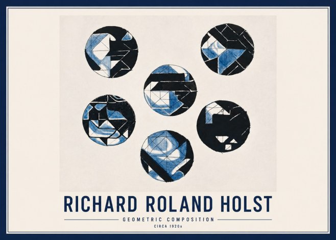 Richard Roland Holst Geometric Composition No2 - Poszter