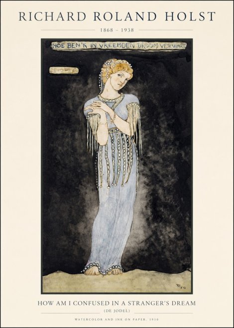 Richard Roland Holst How Am I Confused in a Stranger's Dream No1 - Poszter