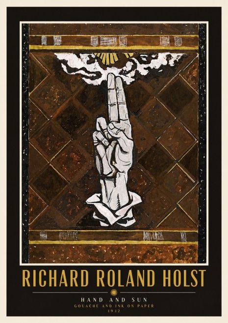 Richard Roland Holst Hand and Sun No5 - Poszter