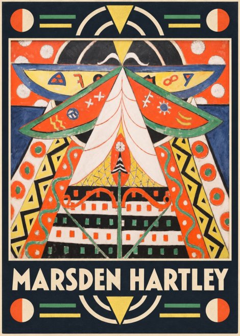 Marsden Hartley Painting No. 5 No5 - Poszter