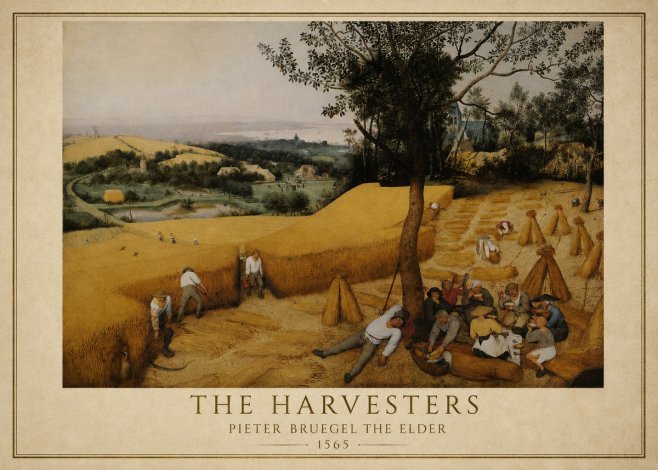 Pieter Bruegel The Harvesters II No1 - Poszter