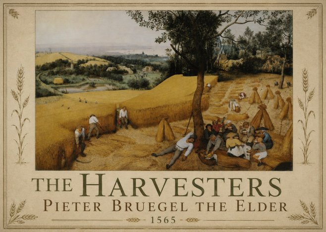 Pieter Bruegel The Harvesters II No3 - Poszter