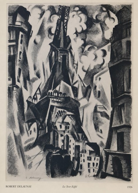 Robert Delaunay La Tour Eiffel No6 - Poszter