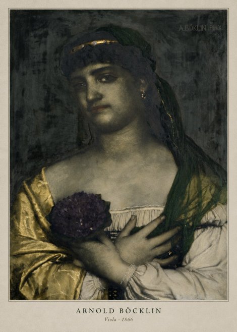 Arnold Böcklin Viola No2 - Poszter