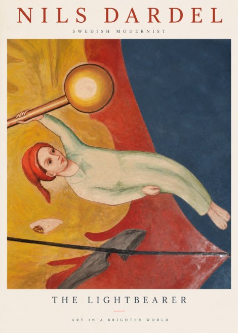 Nils Dardel The Lightbearer No1 - Poszter