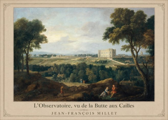Jean-François Millet L'observatoire, Vu De La Butte Aux Cailles No1 - Poszter