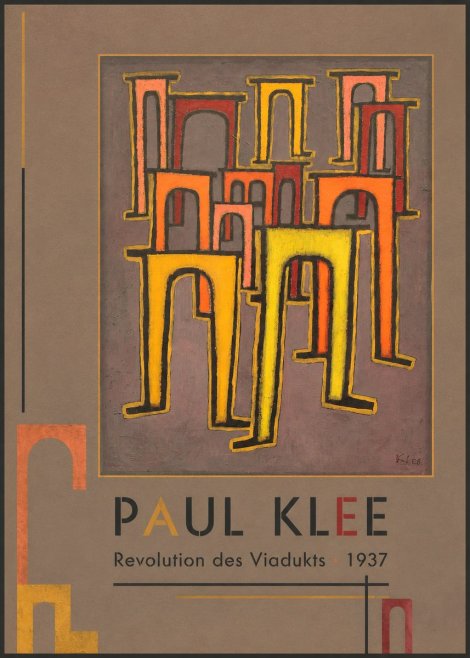 Paul Klee Revolution Des Viadukts No2 - Poszter