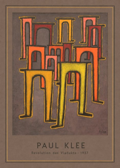 Paul Klee Revolution Des Viadukts No4 - Poszter