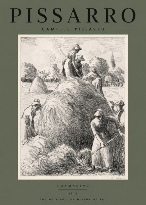 Pissarro Haymaking No2 - Poszter
