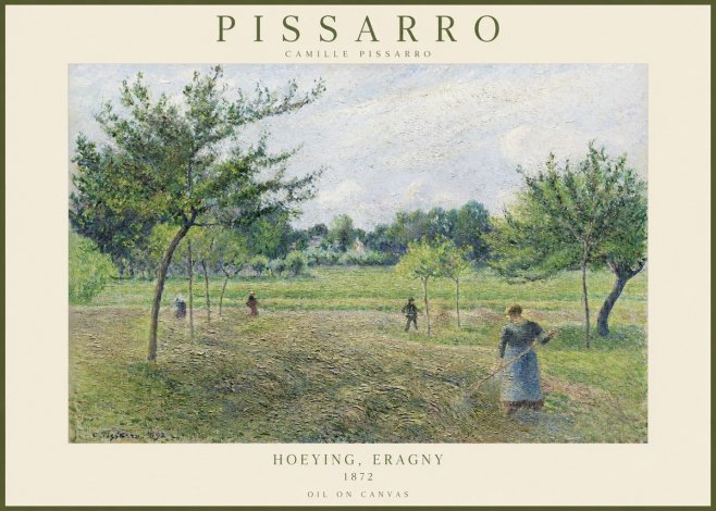 Pissarro Hoeying, Eragny No1 - Poszter
