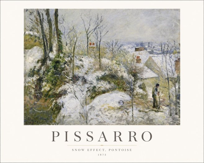 Pissarro Snow Effect, Pontoise No1 - Poszter