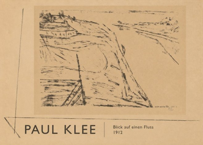 Paul Klee Blick Auf Einen Fluss No1 - Poszter