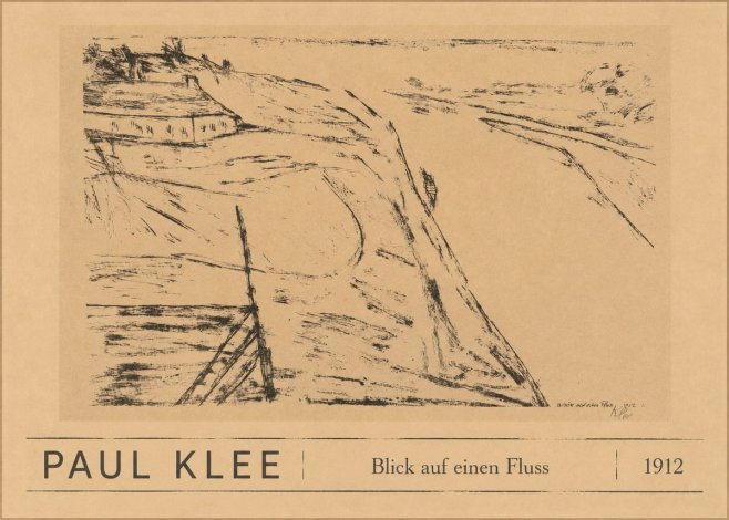 Paul Klee Blick Auf Einen Fluss No3 - Poszter