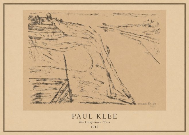 Paul Klee Blick Auf Einen Fluss No4 - Poszter