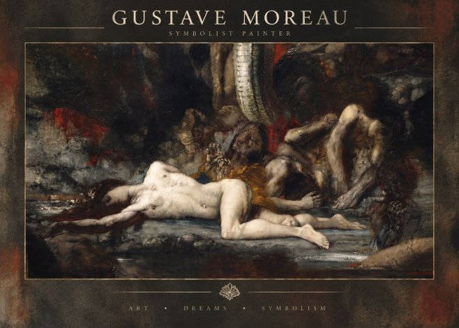 Gustave Moreau Despair No5 - Poszter