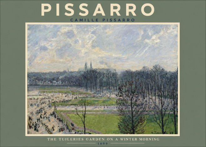 Pissarro The Tuileries Gardens, Cloudy Weather No2 - Poszter