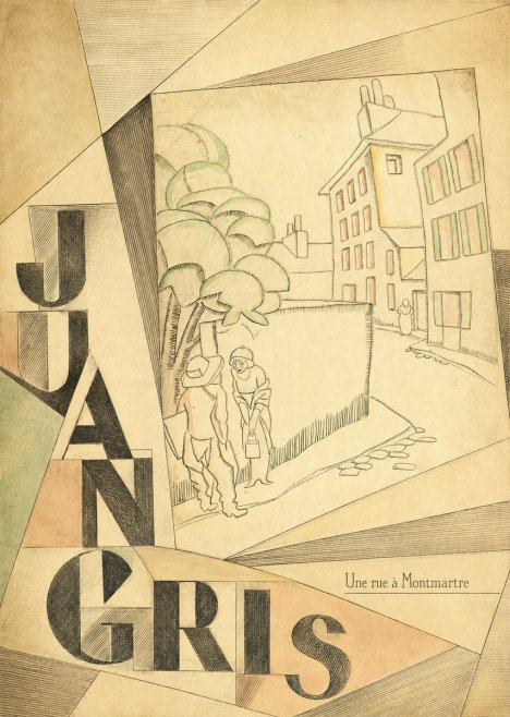 Juan Gris Une Rue À Montmartre No5 - Poszter
