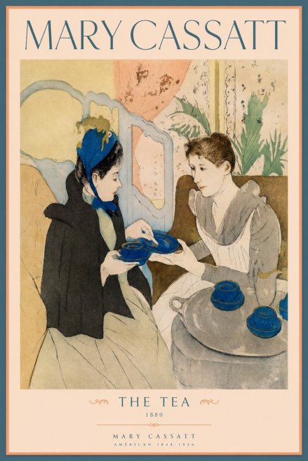 Mary Cassatt The Tea No2 - Poszter