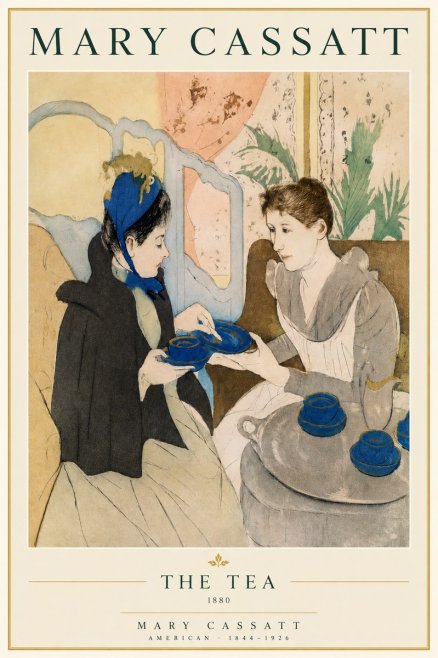 Mary Cassatt The Tea No3 - Poszter