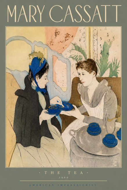 Mary Cassatt The Tea No4 - Poszter