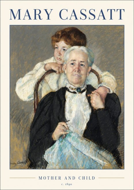 Mary Cassatt Mother and Child V No2 - Poszter