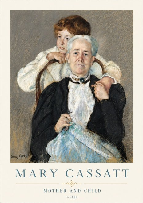 Mary Cassatt Mother and Child V No6 - Poszter