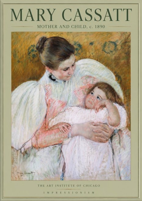 Mary Cassatt Mother and Child VI No2 - Poszter