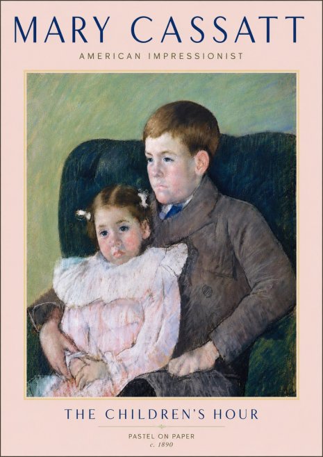 Mary Cassatt The Children's Hour No6 - Poszter