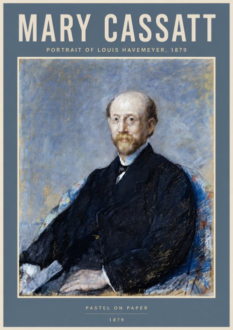 Mary Cassatt Portrait of Louis Havemeyer No4 - Poszter