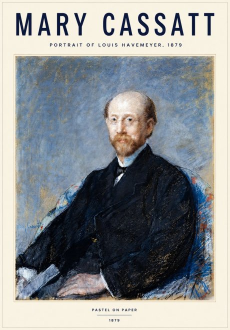 Mary Cassatt Portrait of Louis Havemeyer No5 - Poszter