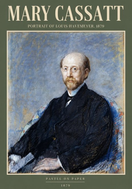 Mary Cassatt Portrait of Louis Havemeyer No6 - Poszter