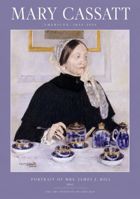 Mary Cassatt Portrait of Mrs. James J. Hill No2 - Poszter