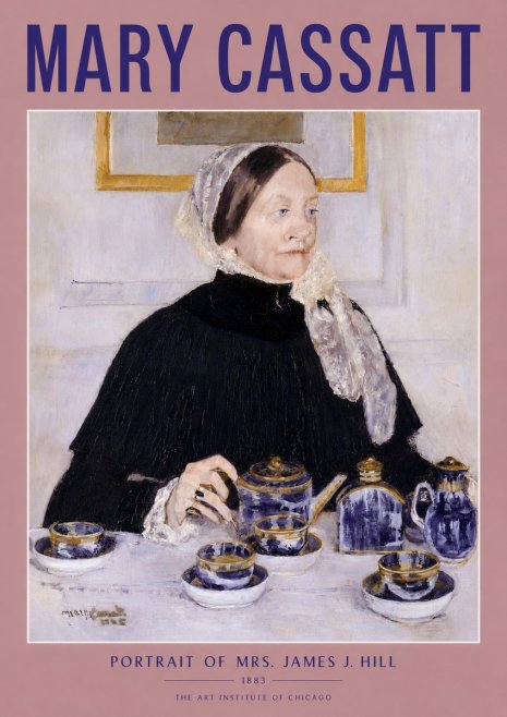 Mary Cassatt Portrait of Mrs. James J. Hill No4 - Poszter