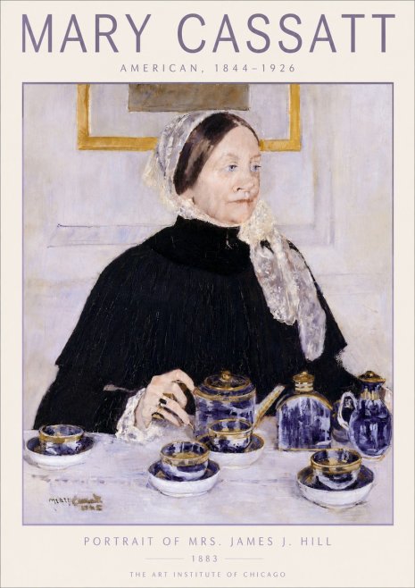 Mary Cassatt Portrait of Mrs. James J. Hill No5 - Poszter