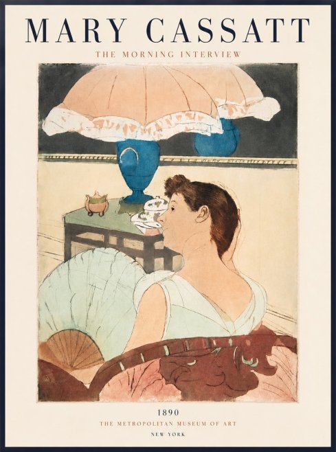 Mary Cassatt The Morning Interview No2 - Poszter