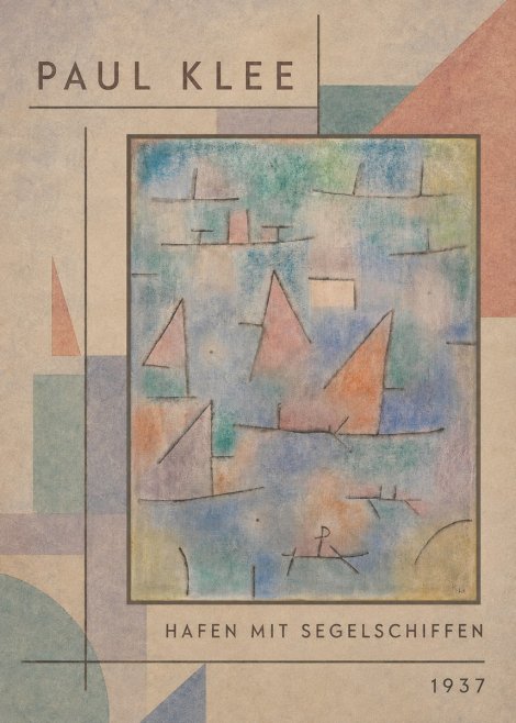Paul Klee Hafen Mit Segelschiffen No2 - Poszter