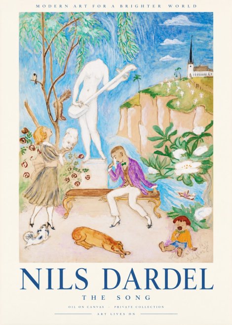 Nils Dardel The Song No1 - Poszter