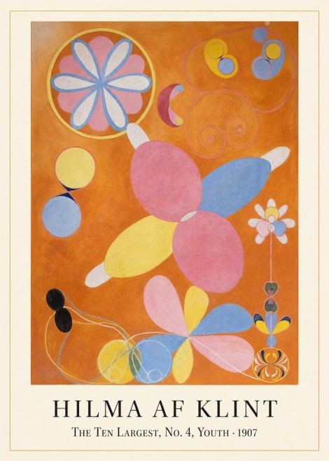 Hilma af Klint The Ten Largest, No. 4, Youth No1 - Poszter