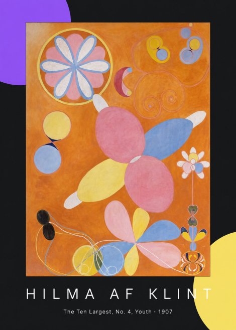 Hilma af Klint The Ten Largest, No. 4, Youth No5 - Poszter