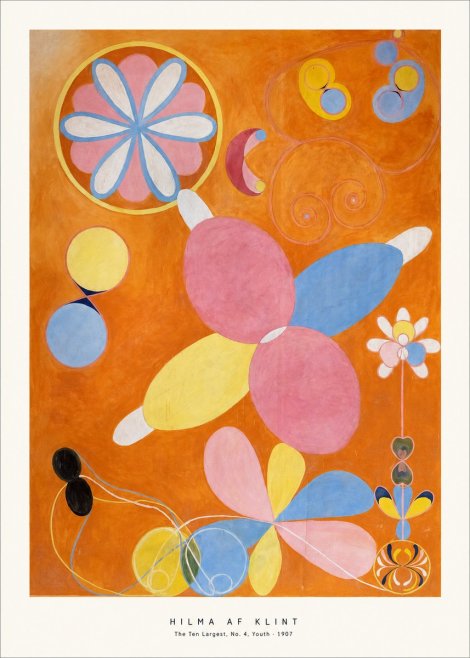 Hilma af Klint The Ten Largest, No. 4, Youth No6 - Poszter