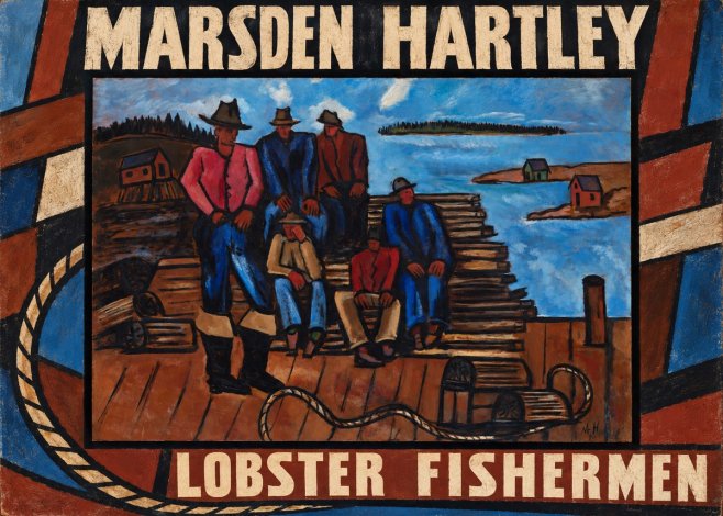 Marsden Hartley Lobster Fishermen I No3 - Poszter