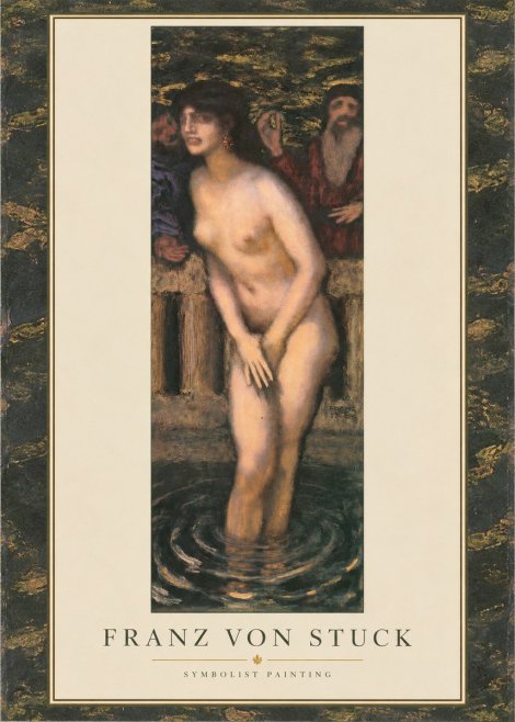 Franz von Stuck Susanna No1 - Poszter