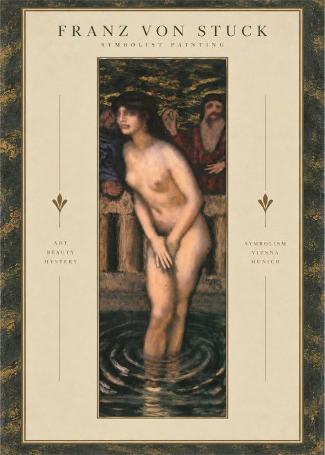 Franz von Stuck Susanna No4 - Poszter