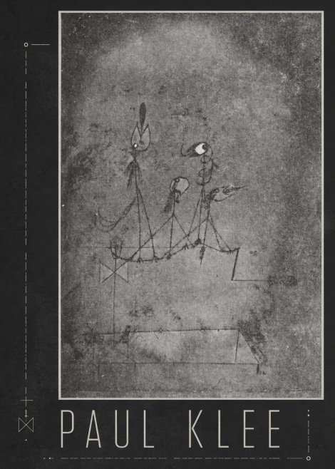 Paul Klee Group of Figures No3 - Poszter