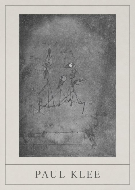 Paul Klee Group of Figures No5 - Poszter