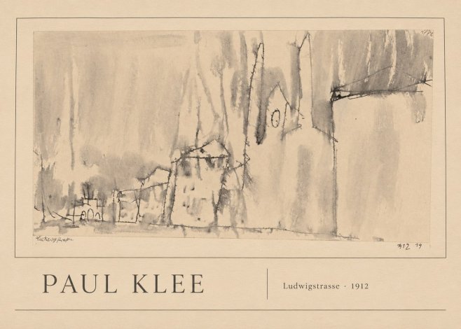 Paul Klee Ludwigstrasse No1 - Poszter