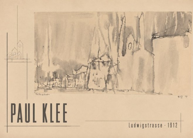 Paul Klee Ludwigstrasse No2 - Poszter
