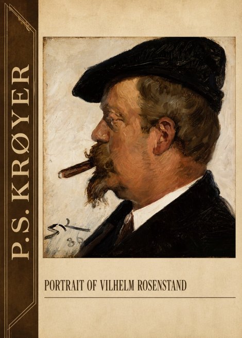 P.S. Krøyer Portrait of Vilhelm Rosenstand No2 - Poszter