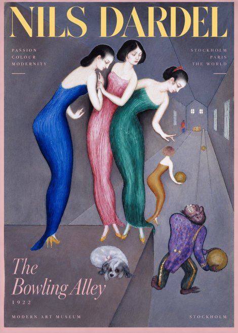 Nils Dardel Three Graces No5 - Poszter