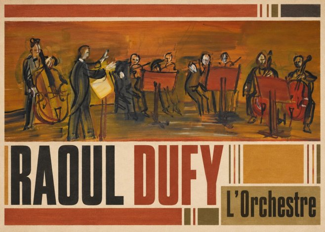 Raoul Dufy L'orchestre No4 - Poszter